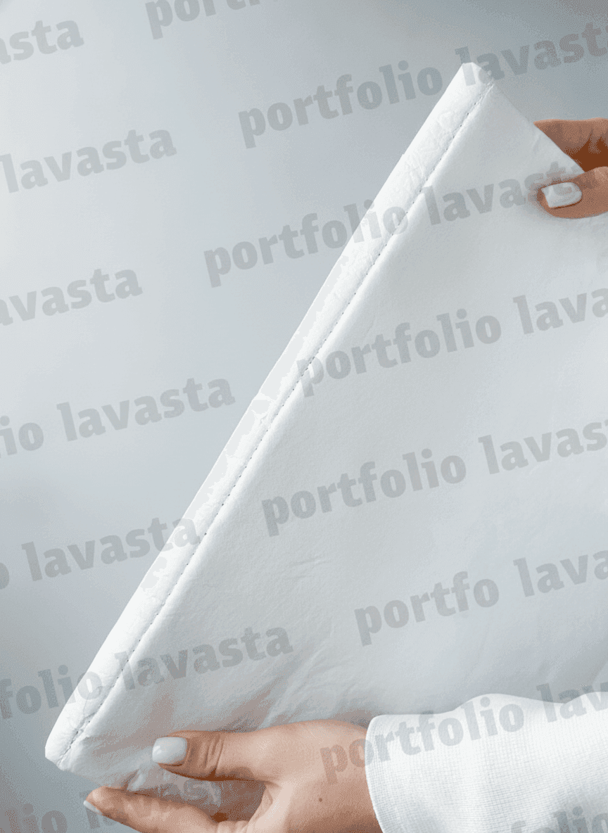 White Tyvek Envelope Clutch
