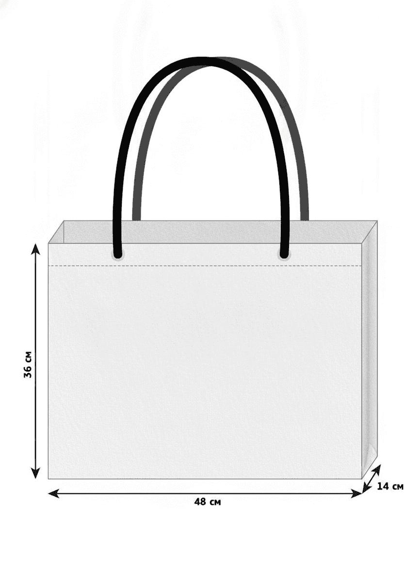 White Beach Tote with Rope Handles
