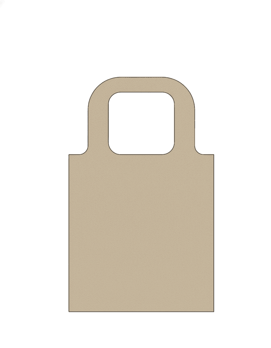 Waterproof Nylon Shopping Tote