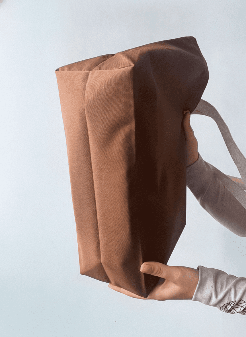 Eco-Friendly Tote Bag with Snap Closure