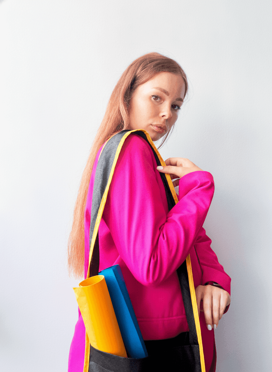 Spunbond Nonwoven Crossbody Tote Bag