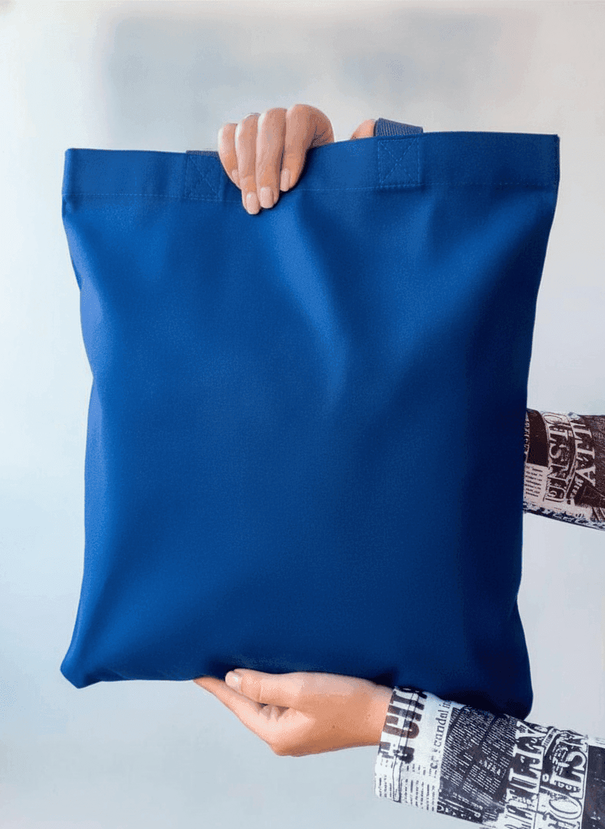 Heavyweight Navy Cotton Tote Bag
