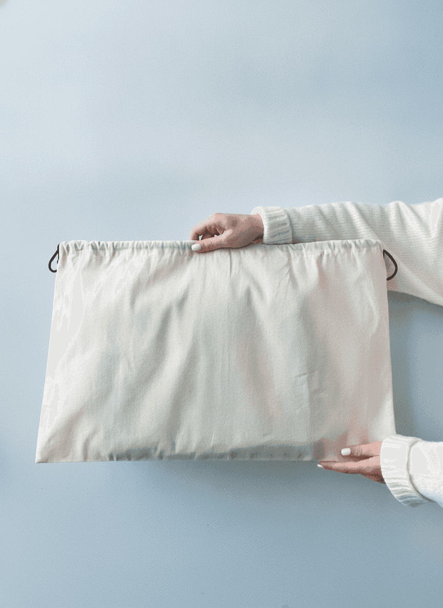 Large Lightweight Cotton Pouch