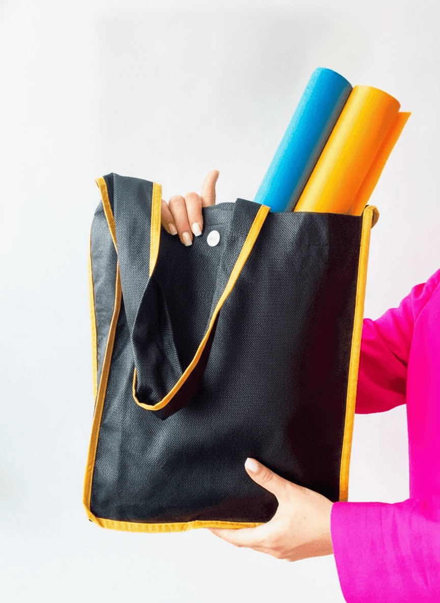 Spunbond Crossbody Messenger Bag