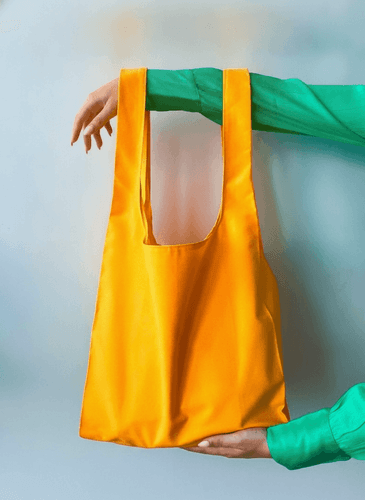 Yellow Twill Tote Bag
