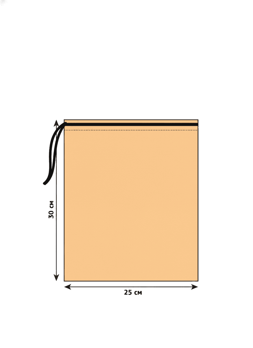 Orange Organza Pouch