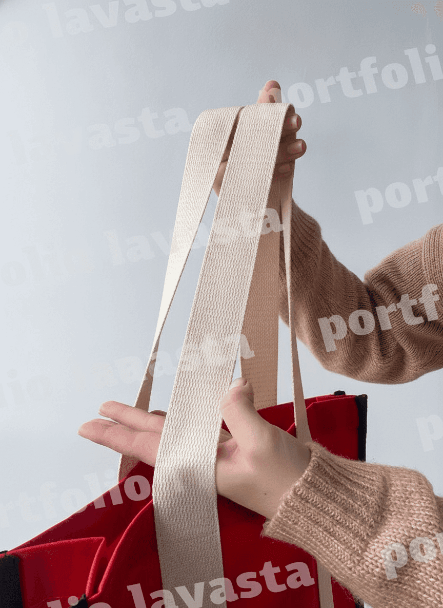 Sturdy Eco Tote Bag with Long Handles