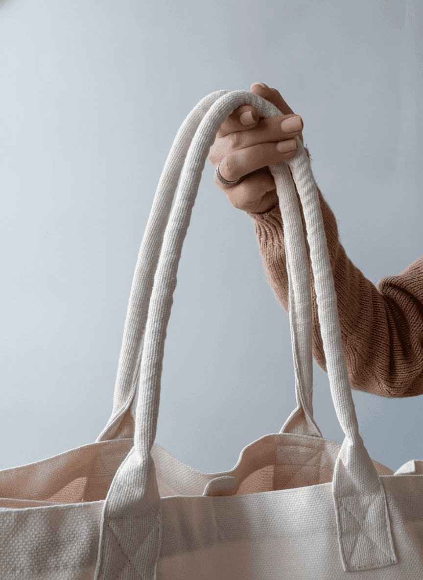 Twill Shopper Tote