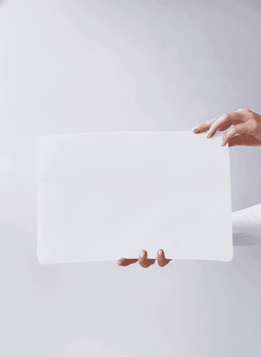 White Tyvek Envelope Clutch