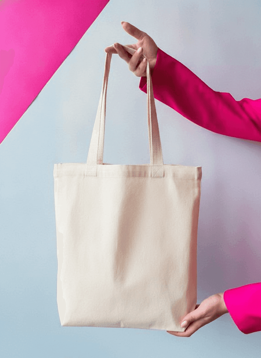 Light Tote Bag with Two-Ply Bottom