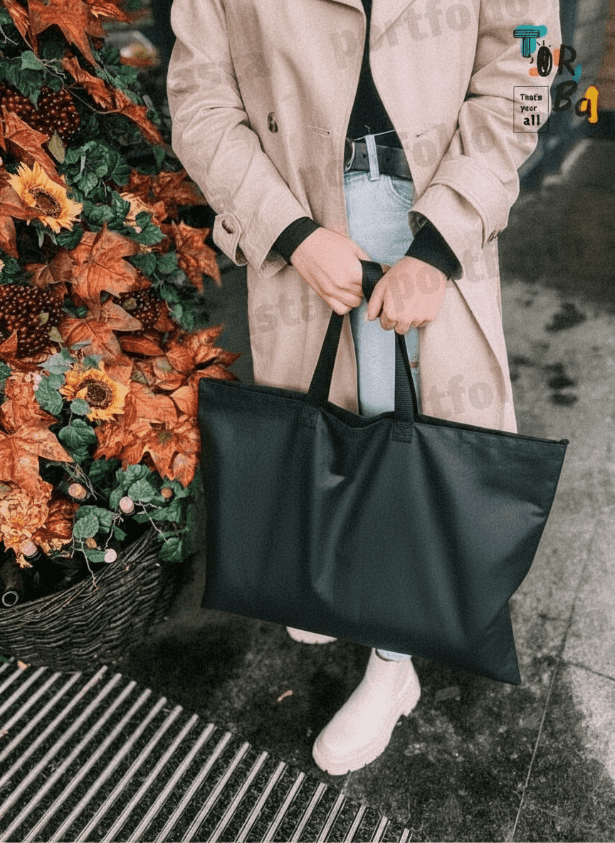 Horizontal Oxford Zippered Pouch