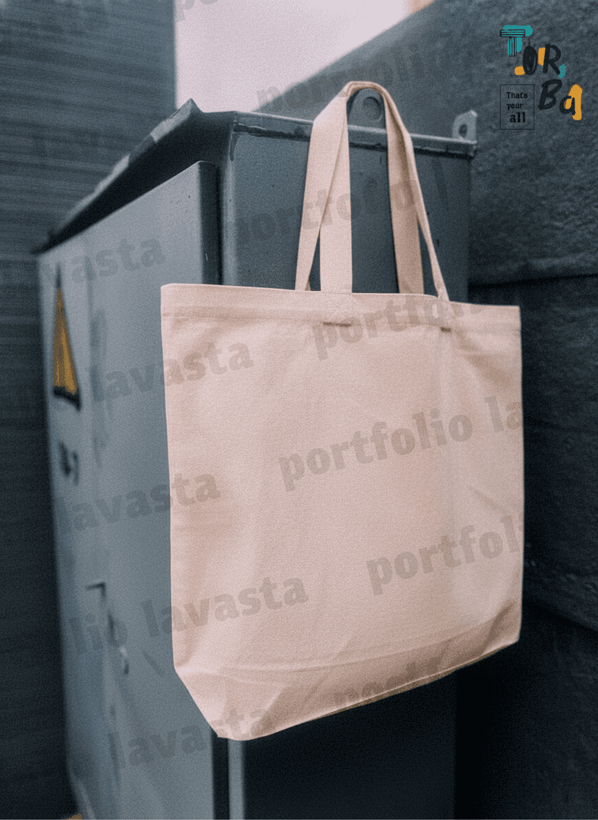 Heavy Cotton Beach Tote