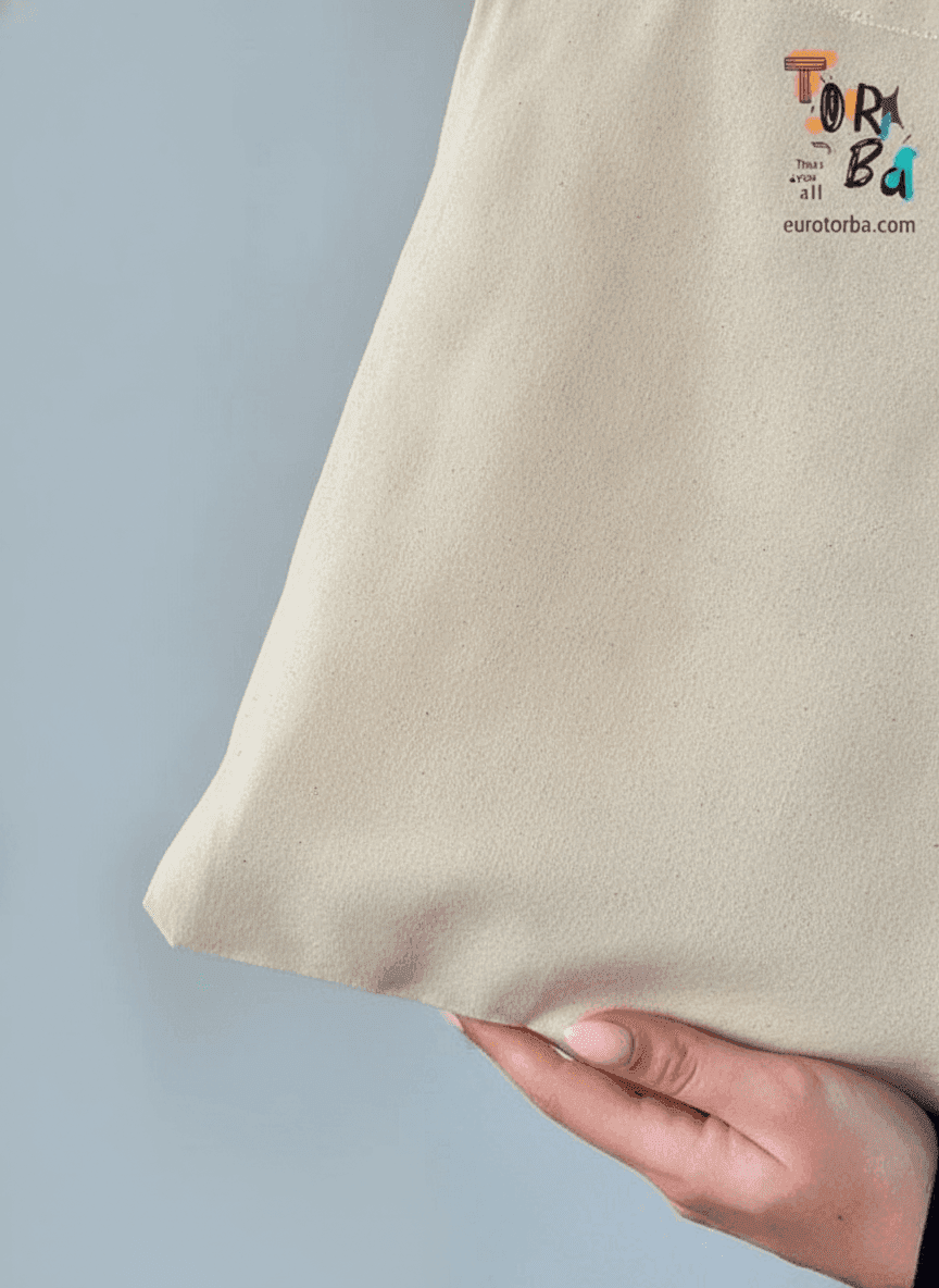Oversized Linen-Look Two-Ply Tote Bag