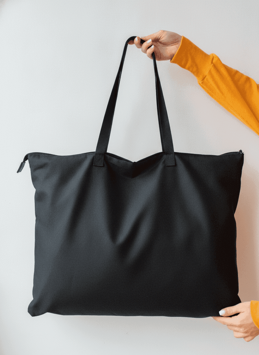 Horizontal Oxford Zippered Pouch