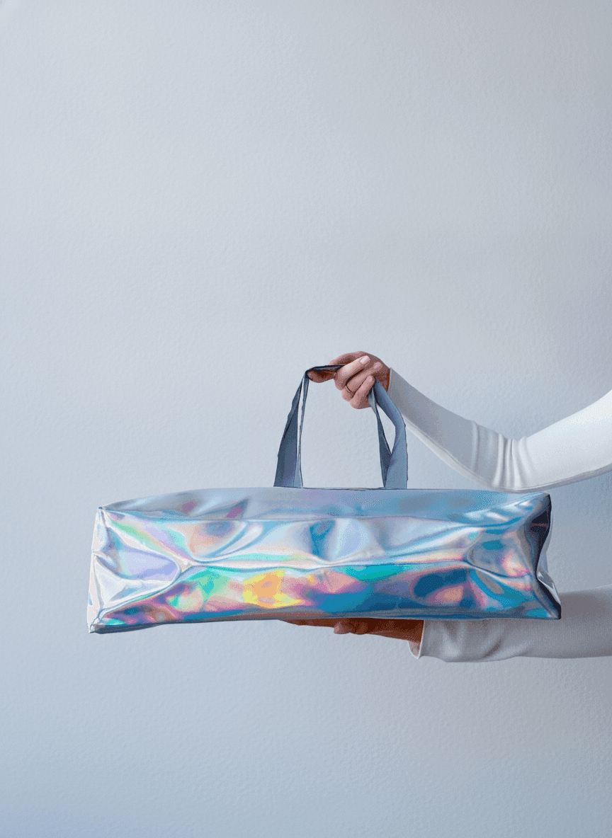 Holographic PVC Tote Bag