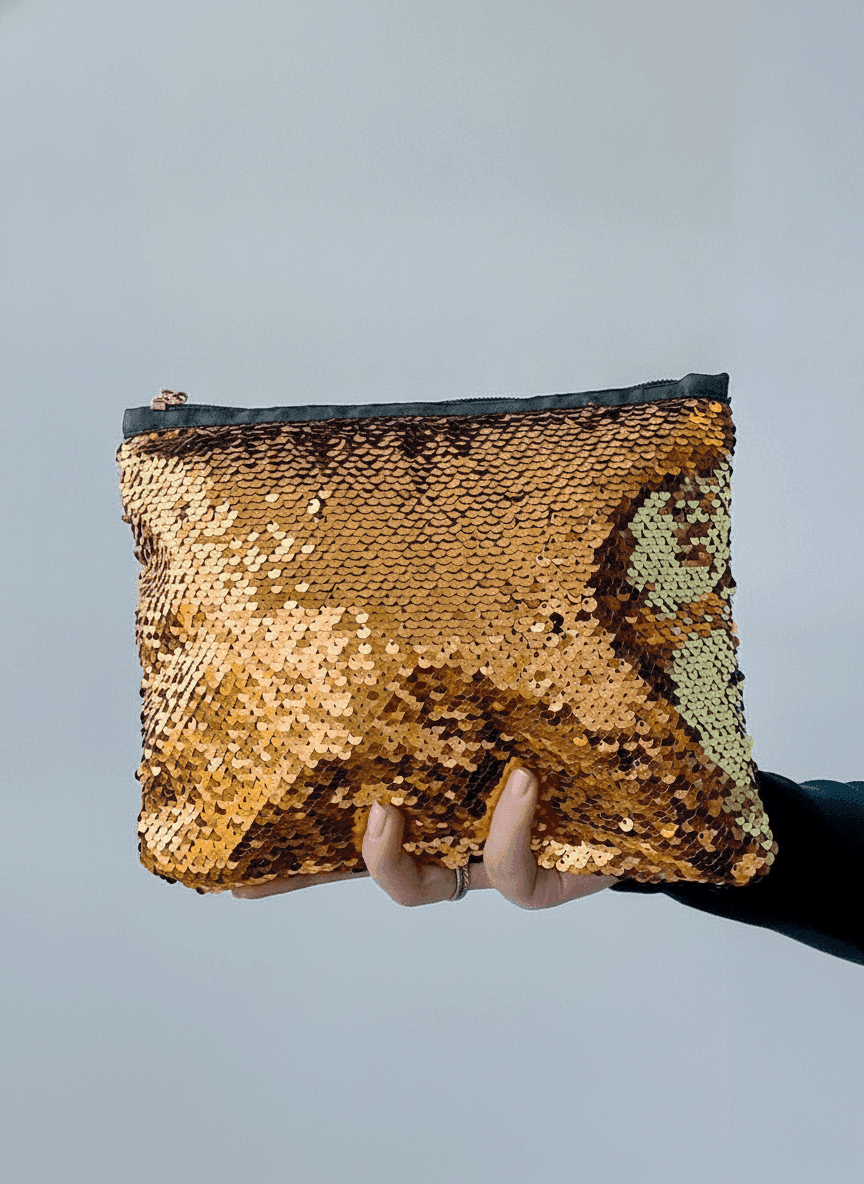 Sequin Makeup Bag