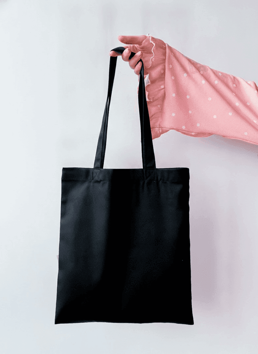 Black Eco Twill Tote Bag