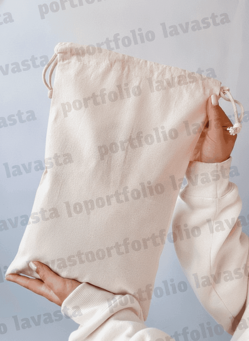 Calico Cotton Pouch
