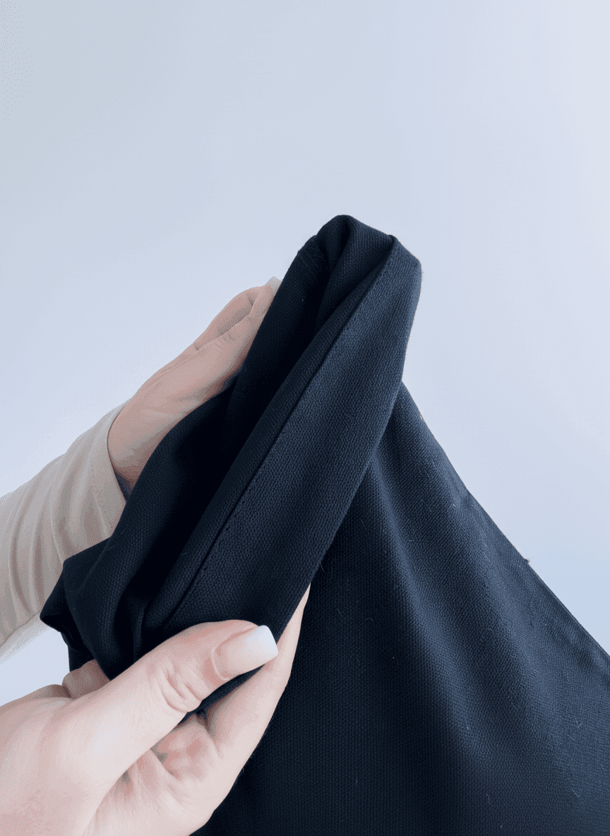 Вертикальный мешочек на завязках из хлопка