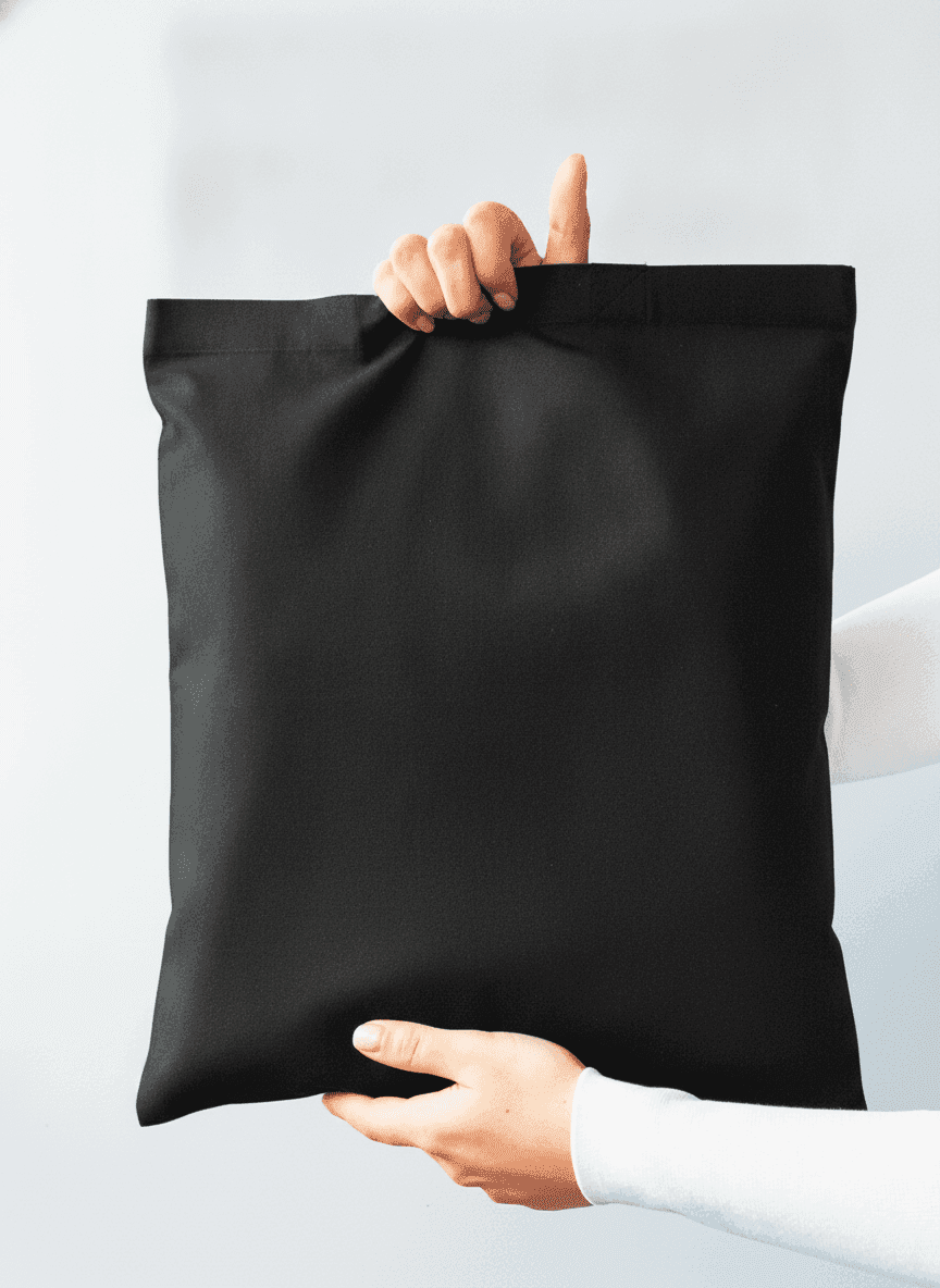 Printed Cotton Tote I Love Winter