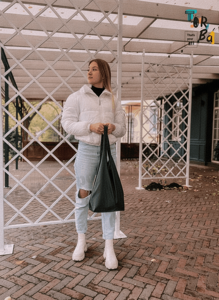 Dark Gray Tote Bag