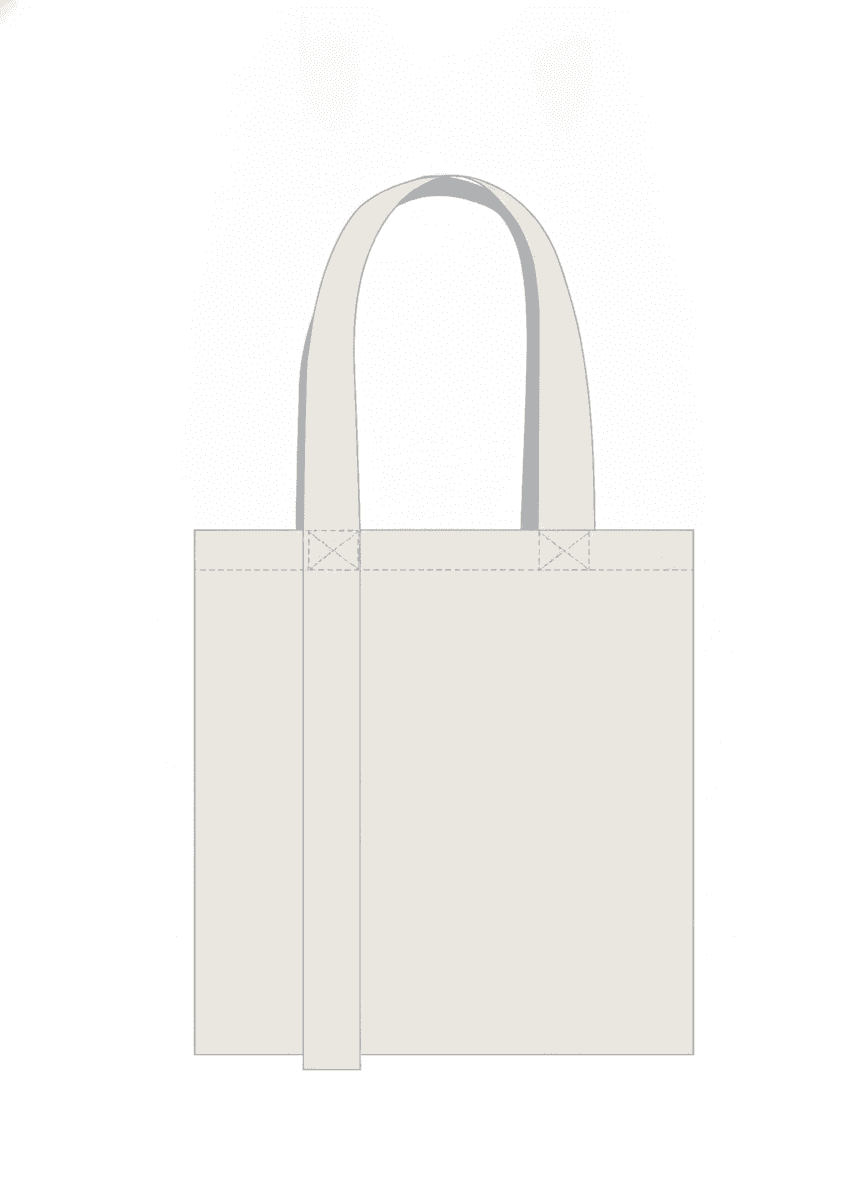 Heavyweight Cotton Tote Bag with Long Handles