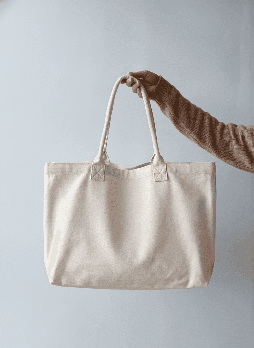 Twill Shopper Tote