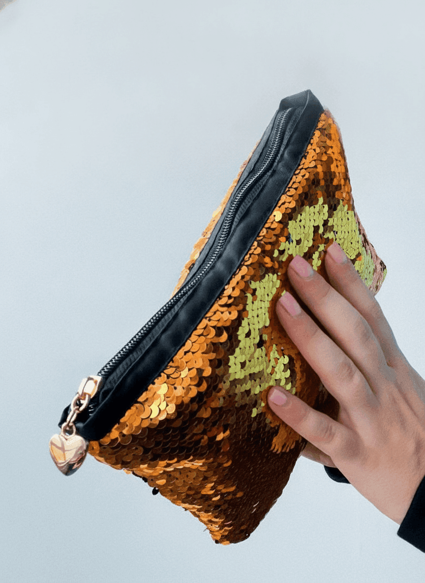 Sequin Makeup Bag