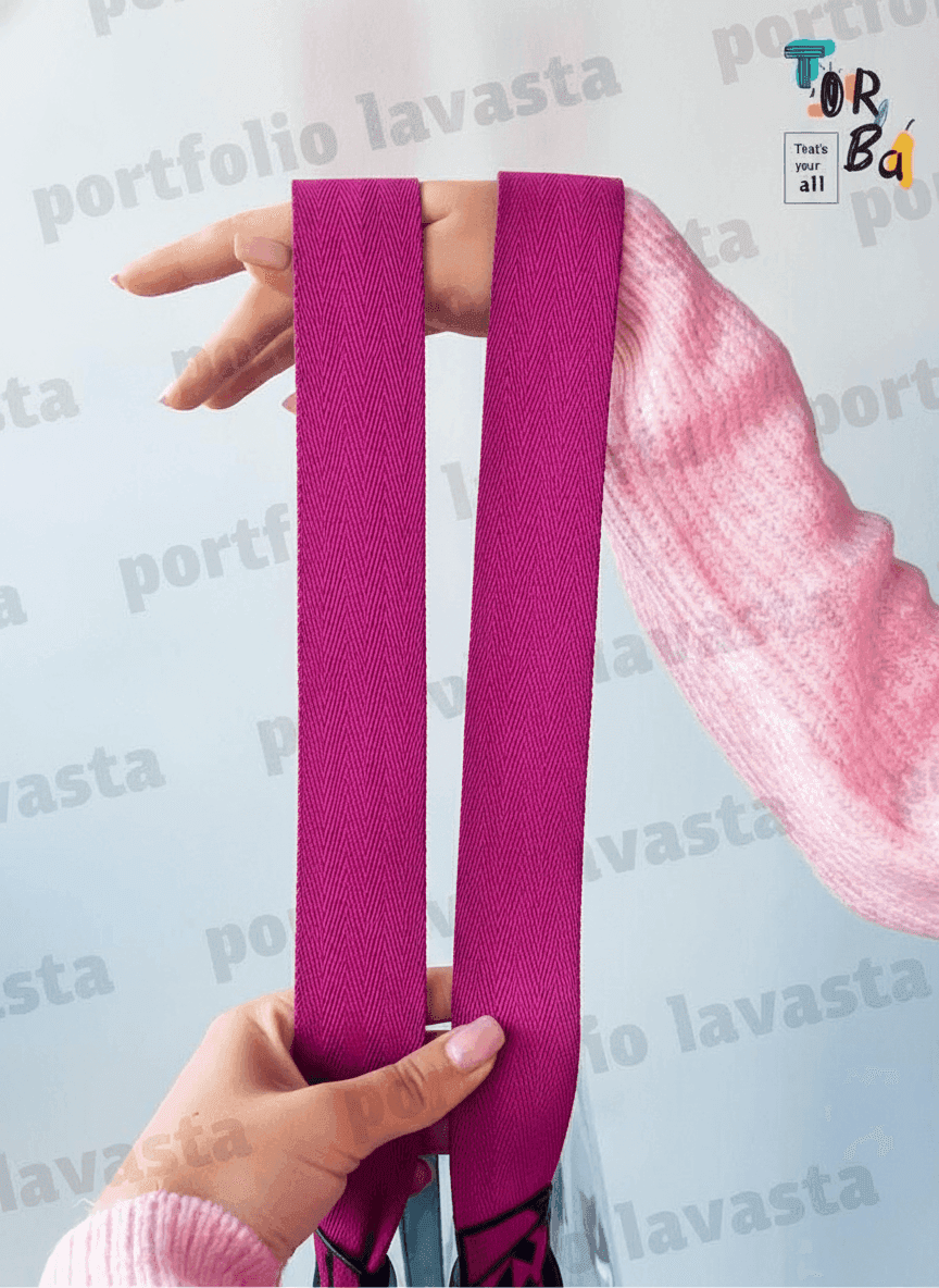 PVC/Silicone Tote Bag with Sewn Handles