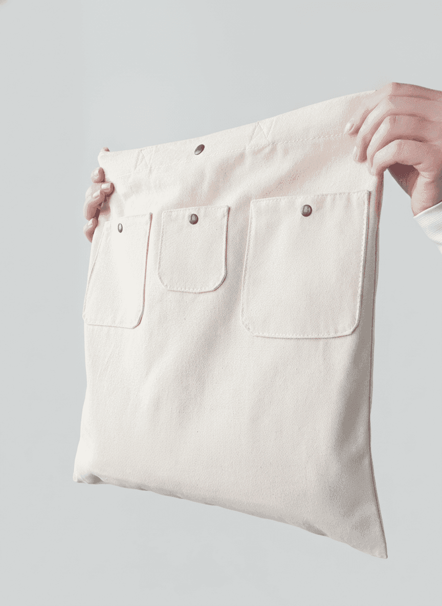 Twill Tote with Pockets