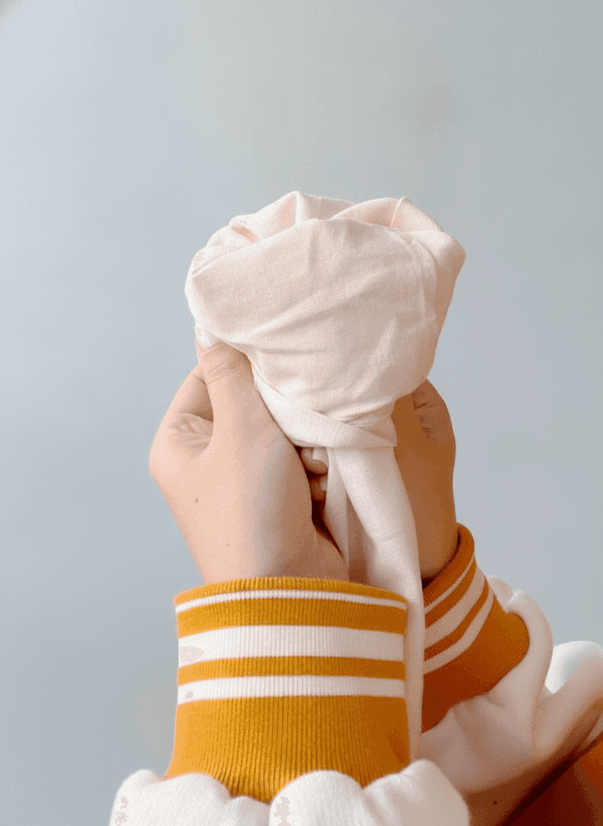 Cotton Baguette Bag with Anti-Mold Liner