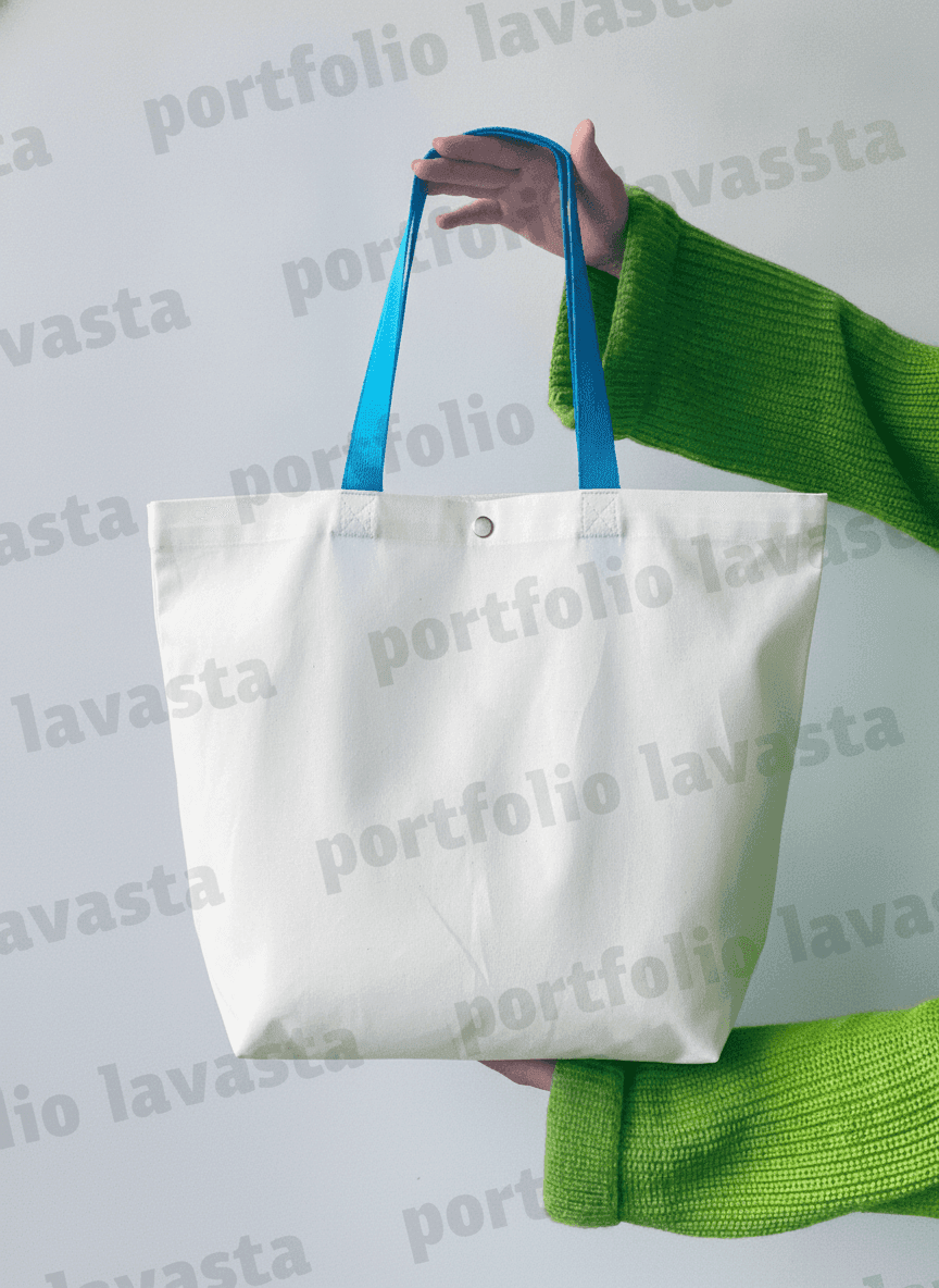 Lined Oxford Beach Tote