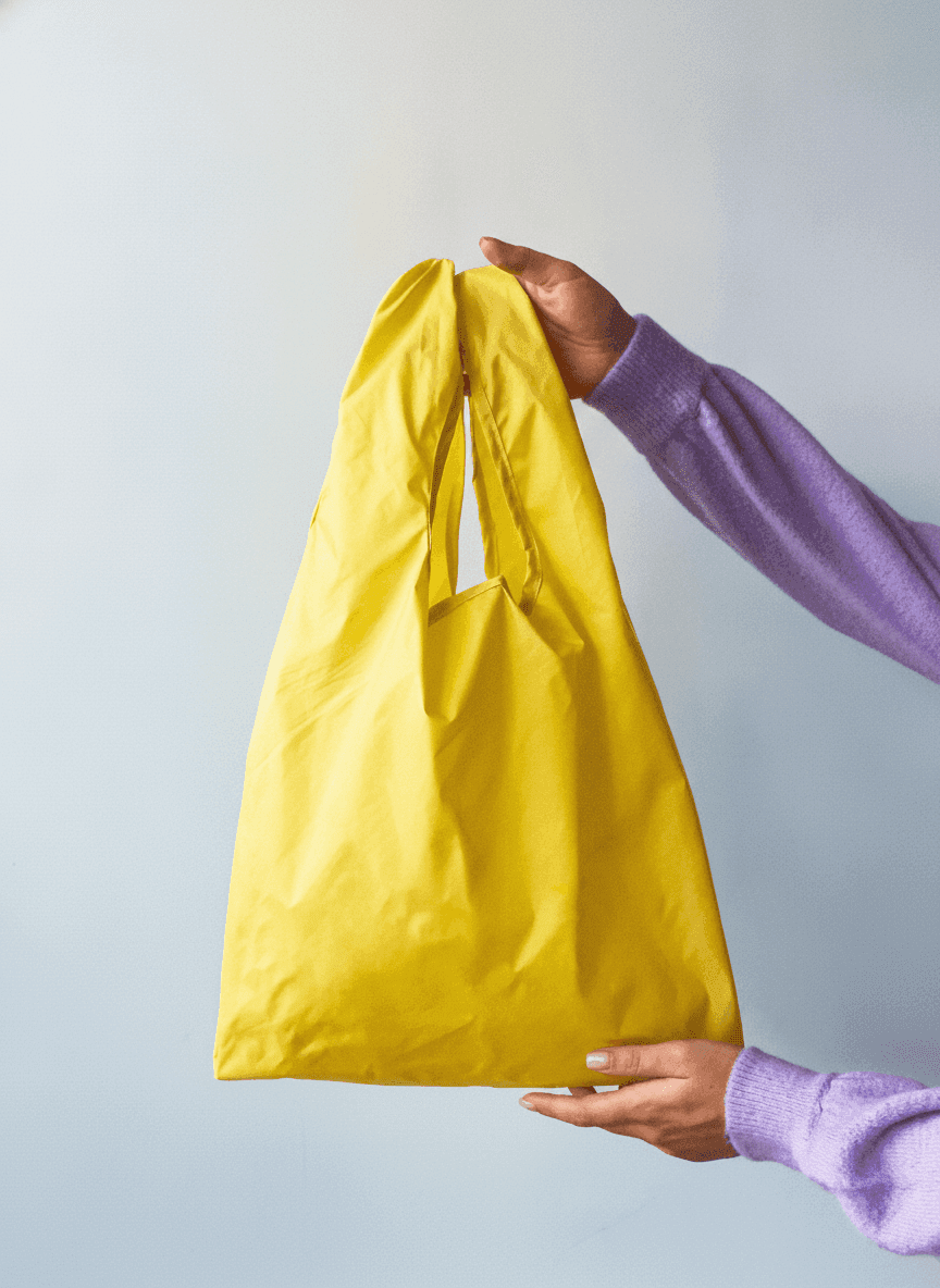 Packable Raincoat Fabric Tote