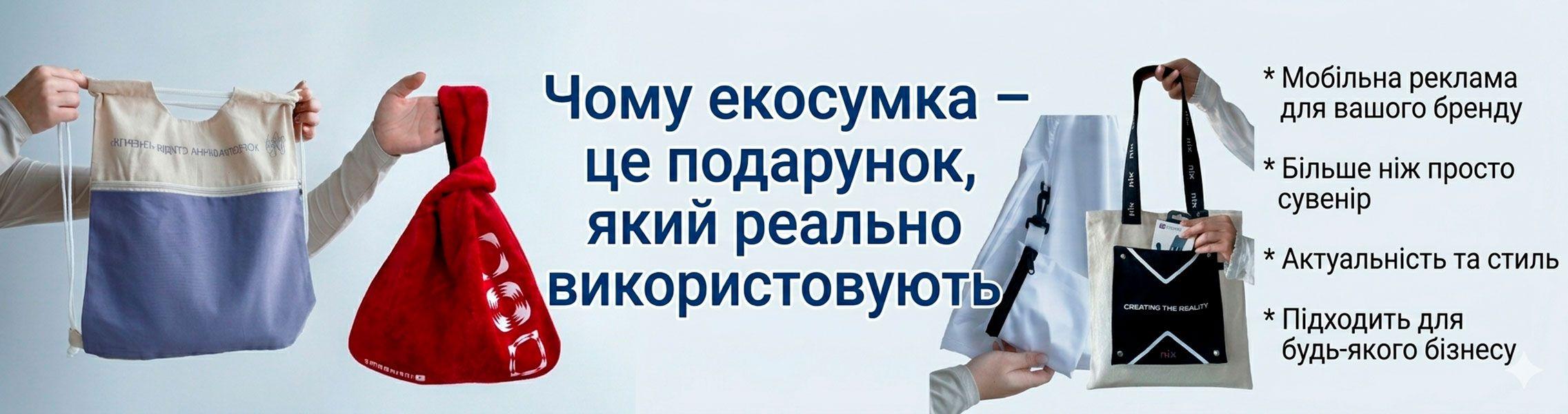 Чому екосумка – це подарунок, який клієнти реально використовують
