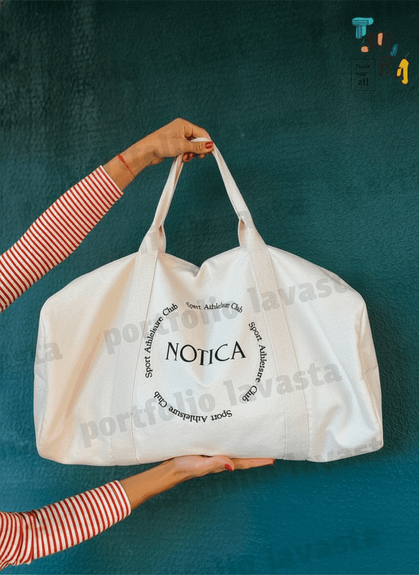 Cotton Gym Bag