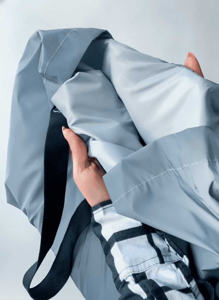 Reflective Raincoat Tote Bag