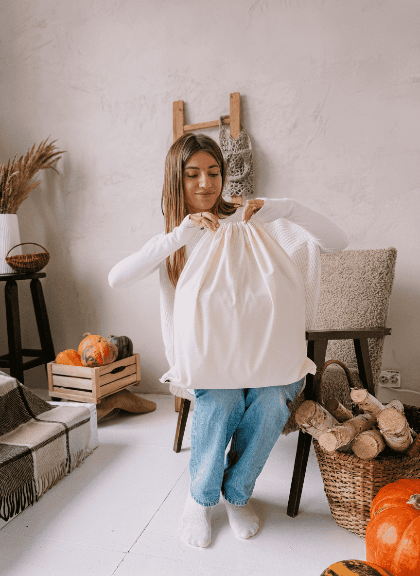 Durable Filter Canvas Tote Bag with Sewn Handles