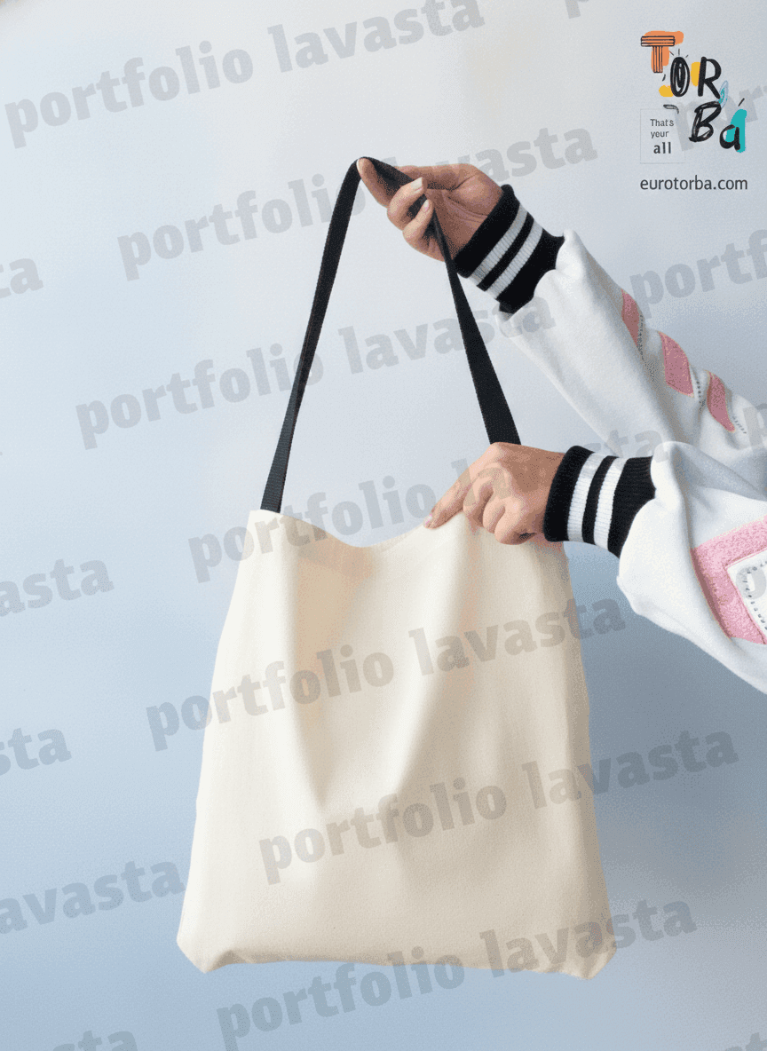Double-Knit Crossbody Tote Bag