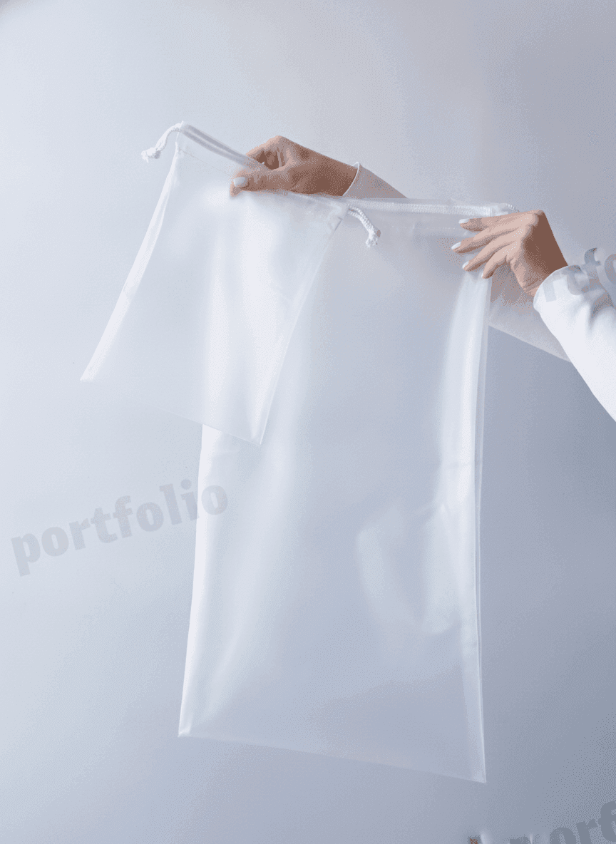 Clear Nylon Pouch for Lingerie & Gifts