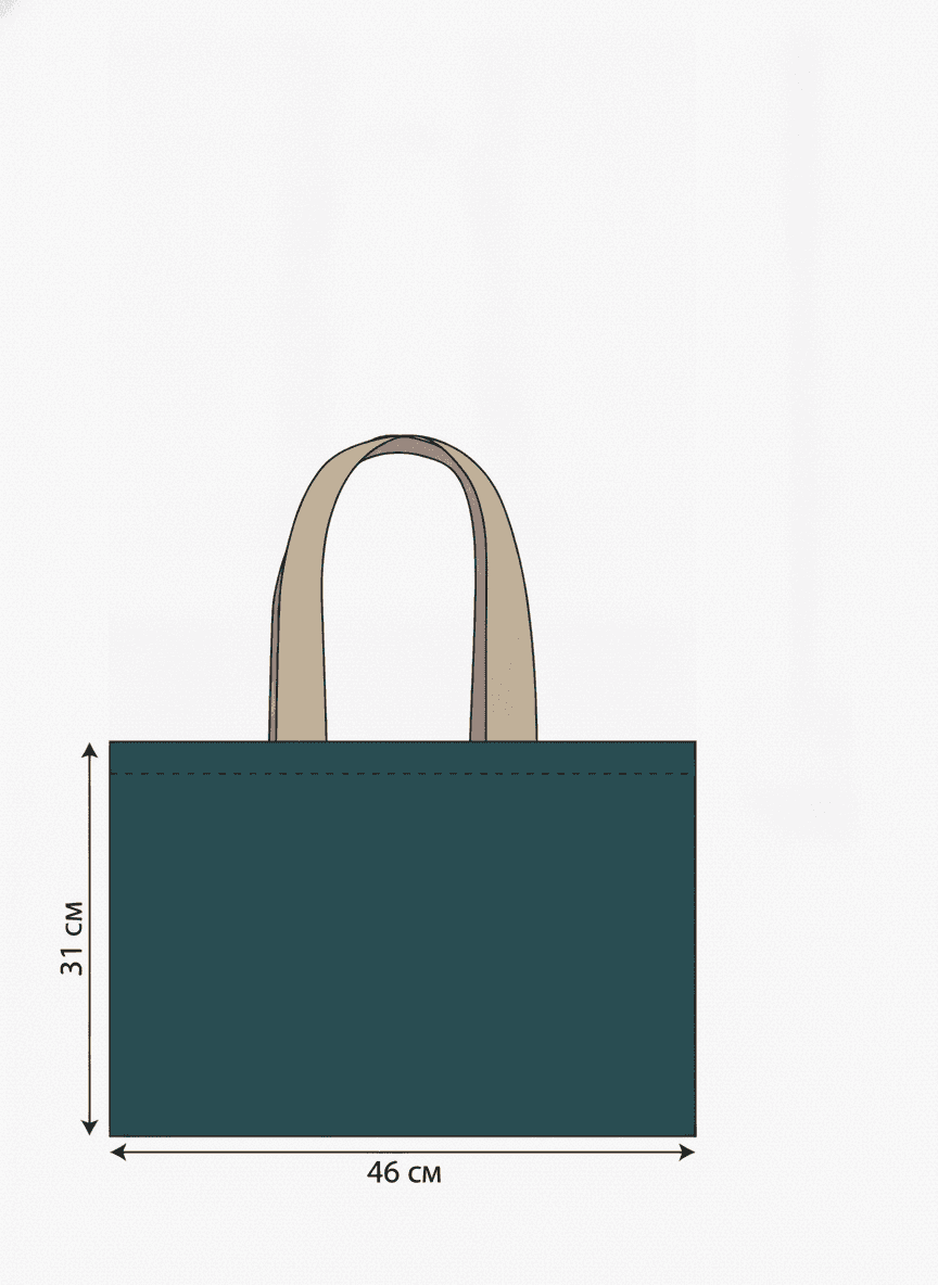 Canvas Beach Tote with Flat Bottom