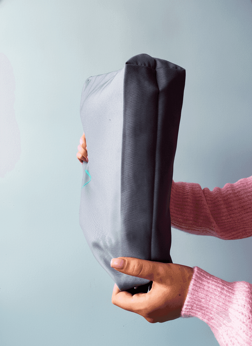 Gray Heavy Cotton Tote Bag