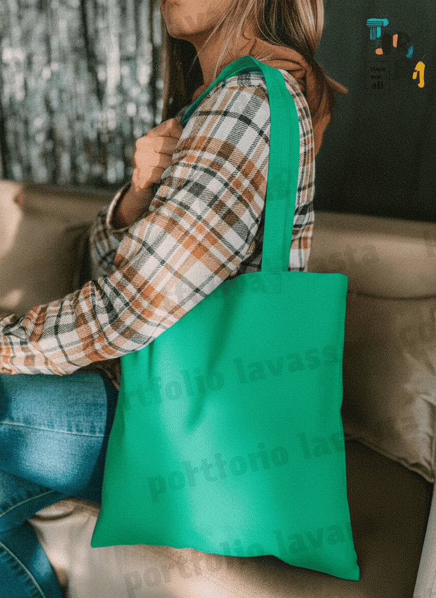 Green Spunbond Tote Bag