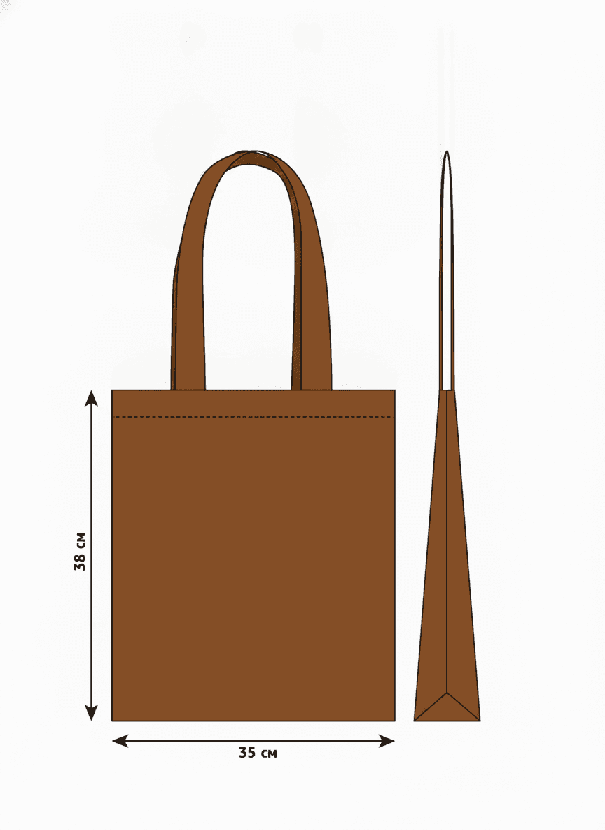 Heavy Cotton Double Bottle Tote Bag