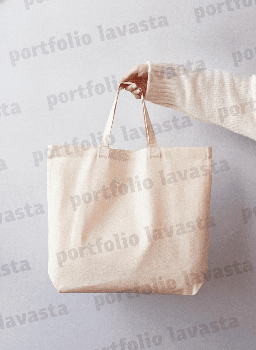 Oversized Midweight Tote Bag