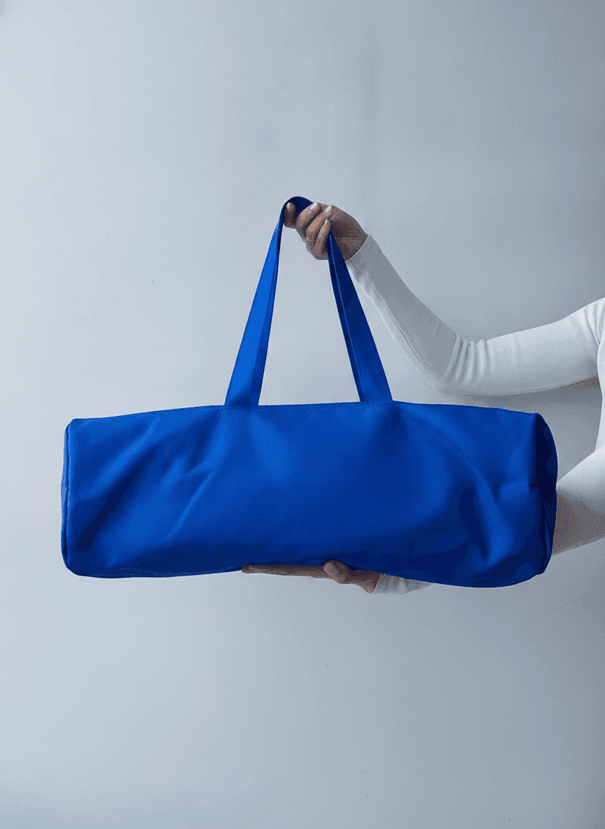 Durable Blue Twill Tote Bag