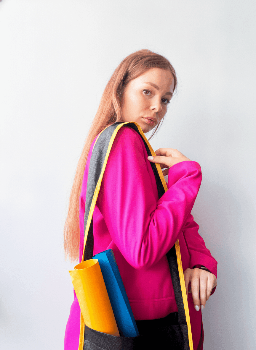 Spunbond Crossbody Messenger Bag