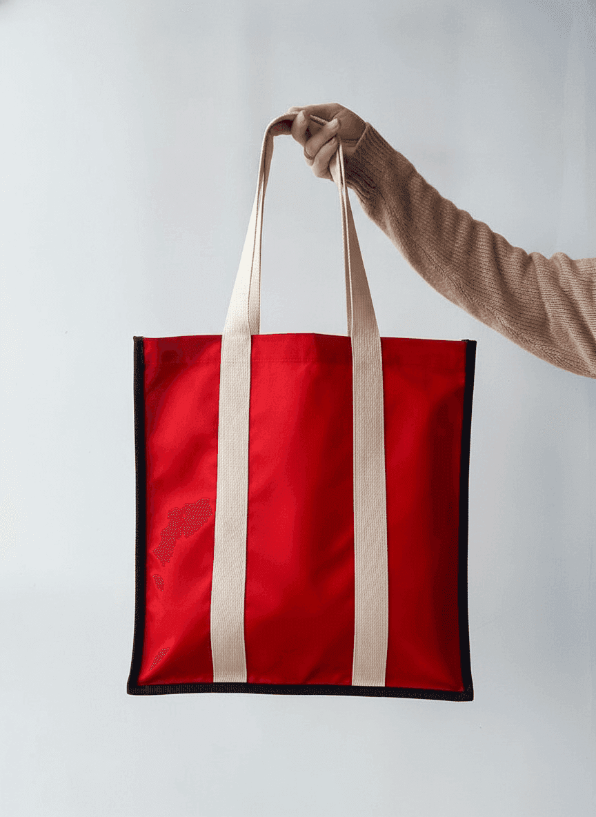 Sturdy Eco Tote Bag with Long Handles