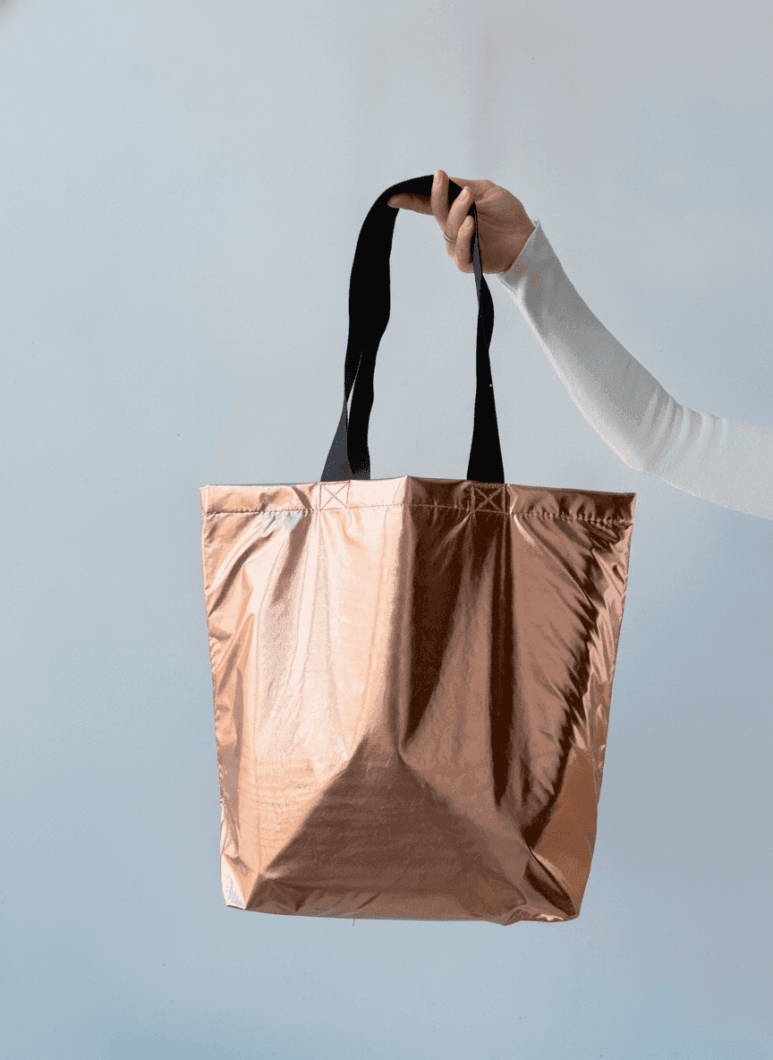 Bronze Waterproof Tote Bag, Printable