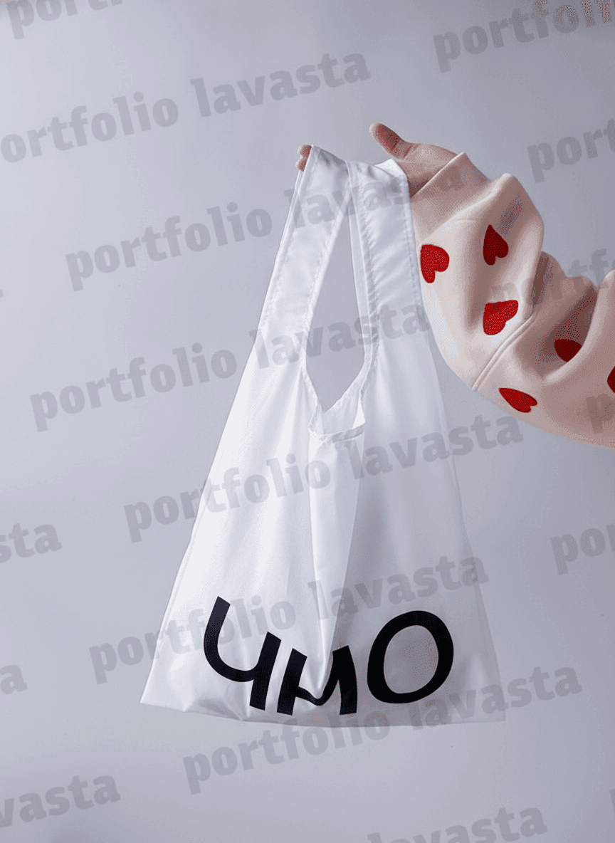 Lightweight White Water-Resistant Nylon Tote