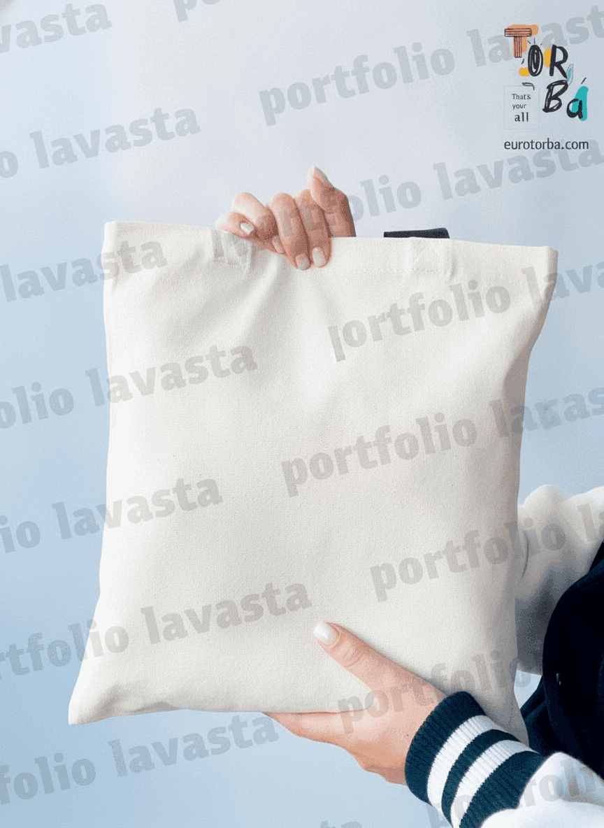Double-Knit Crossbody Tote Bag